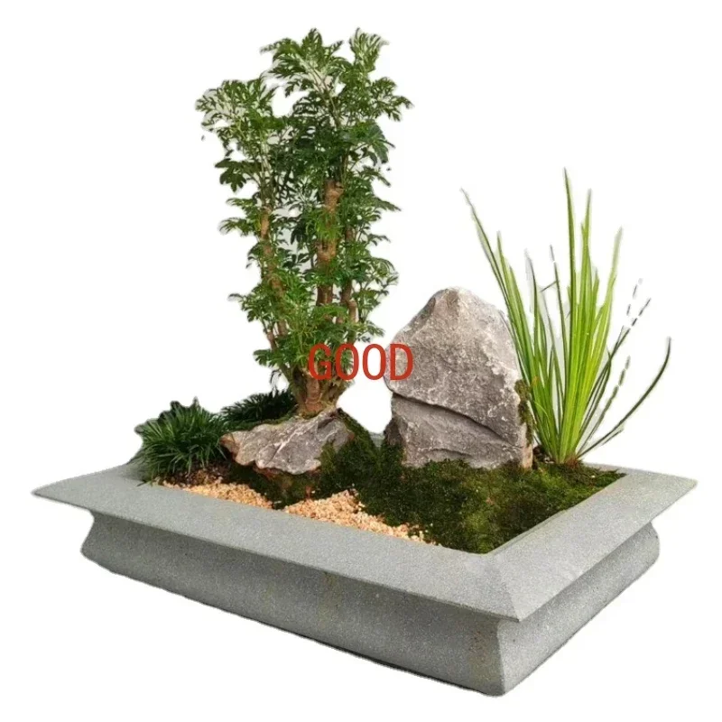 Bonsai Garden Art - Table à thé chinoise en pierre