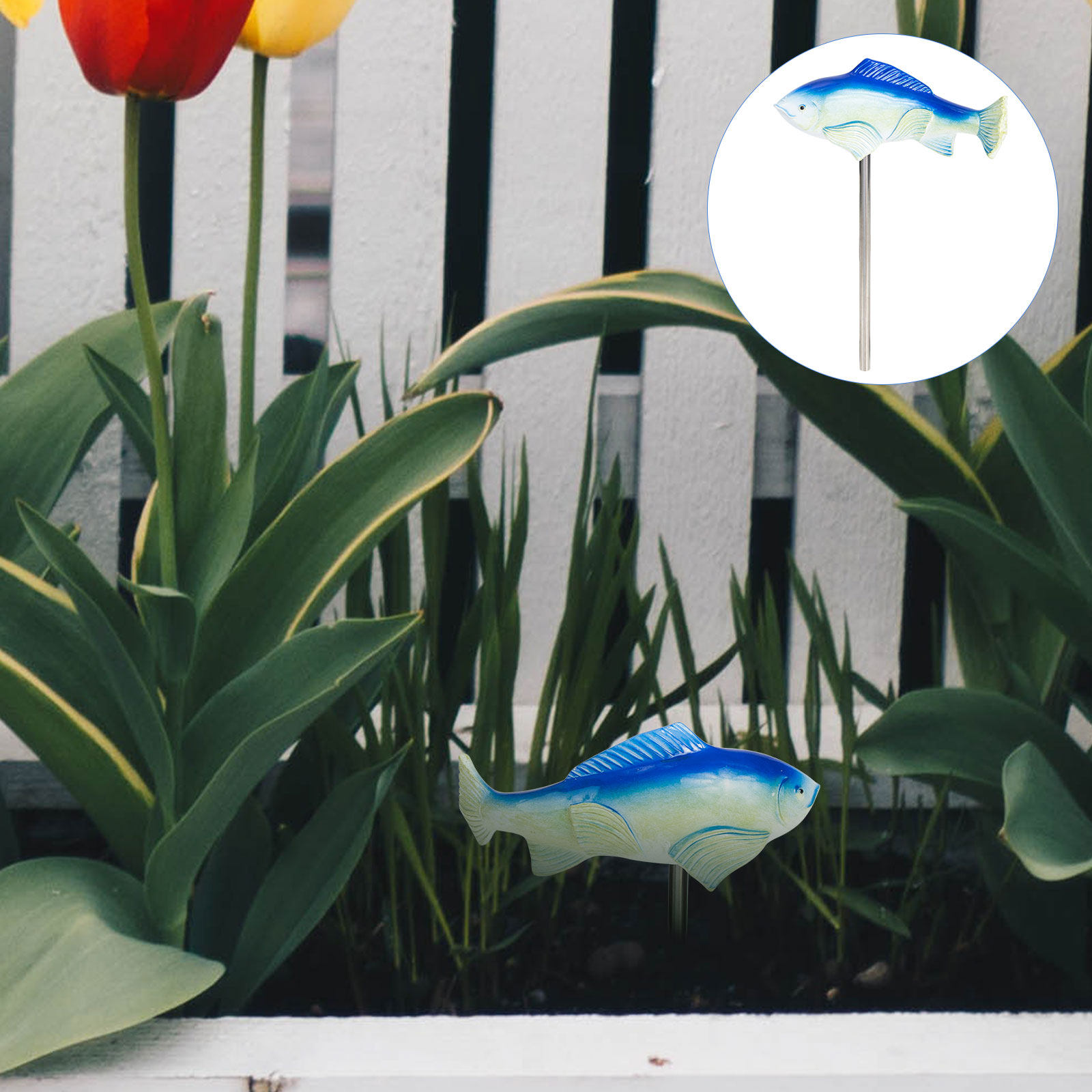 Bonsai Koi Garden - Ornement de jardin en résine pour