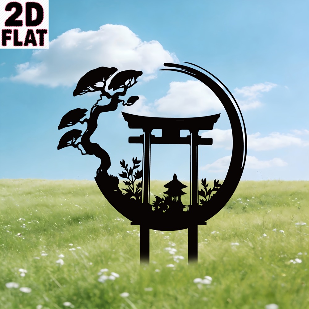 Bonsai Garden Art - CIFBUY Décoration murale en métal, sculpture