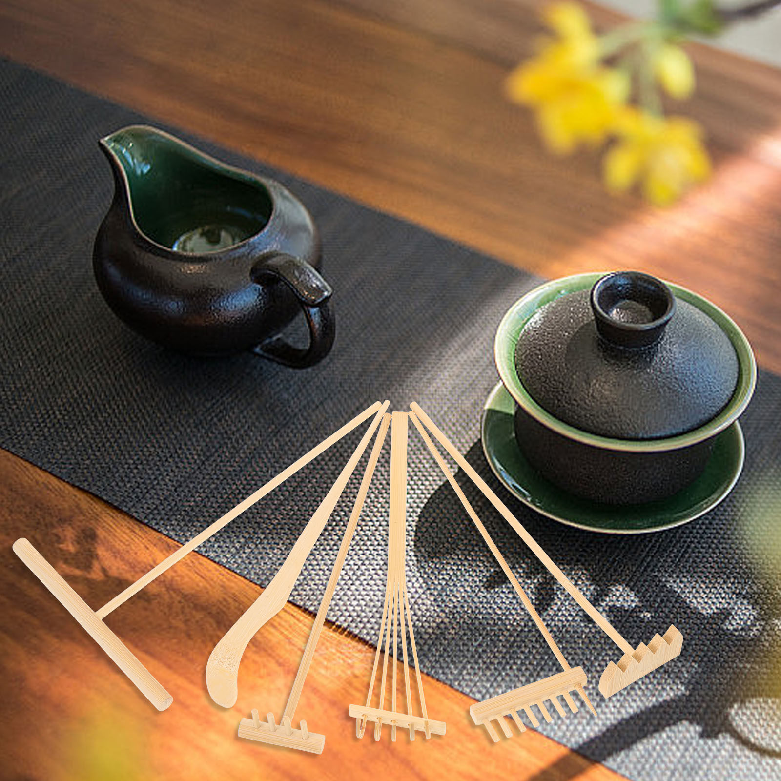 Bonsai Tool Set - Râteau à sable de jardin, outil