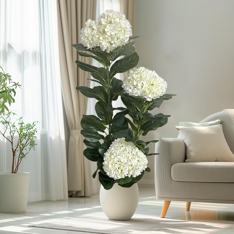 Bonsai Garden Sushi - Arbre d'hortensia artificiel de 50-150 cm,