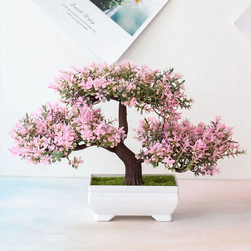 Bonsai Garden Sushi - Plantes artificielles bonsaï, fausses fleurs, ornements