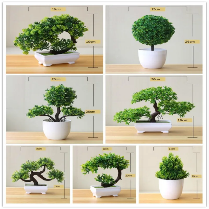 Bonsai Garden Sushi - Plantes artificielles bonsaï en pot, petit