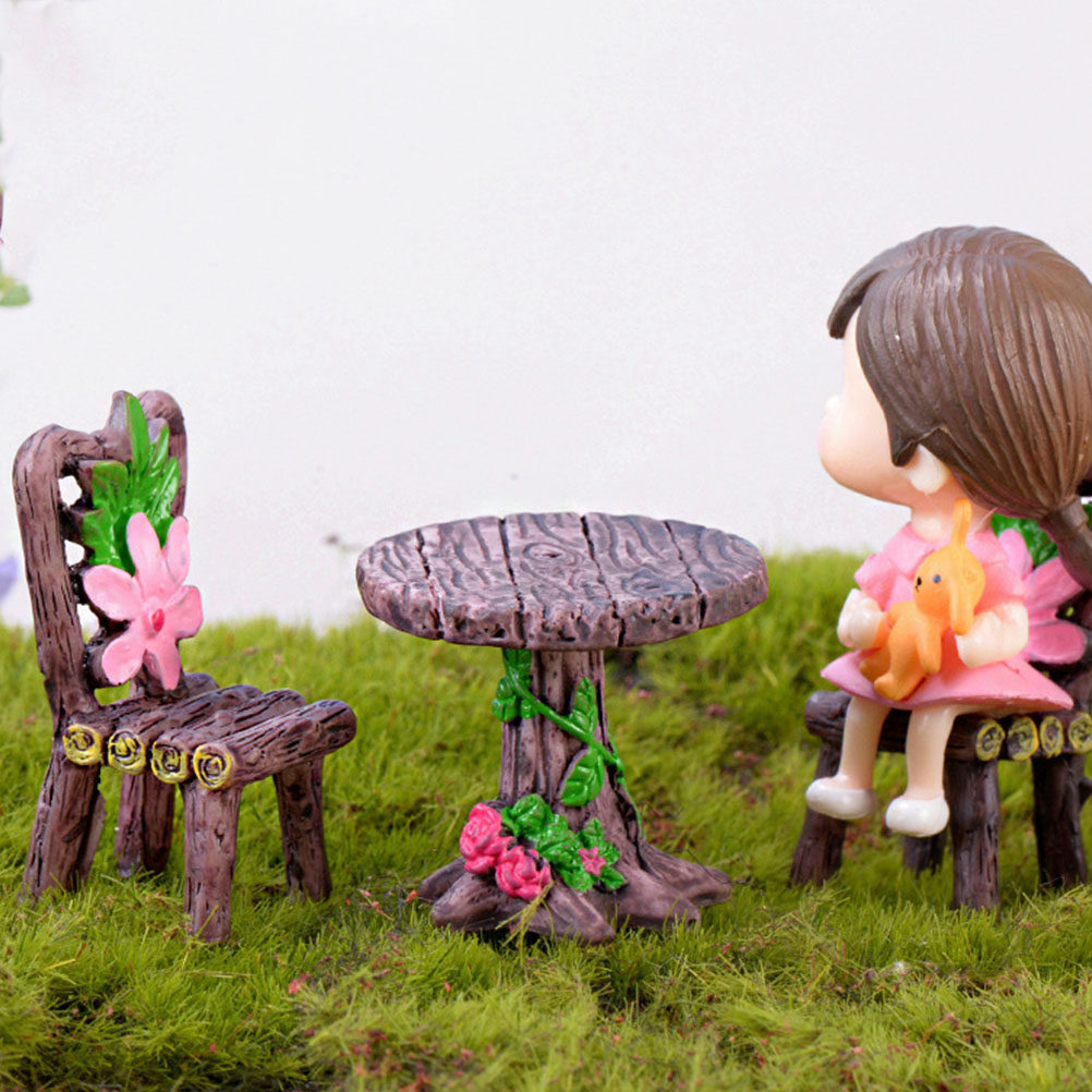 Bonsai Garden For Home - 5 ensembles de mini chaises et