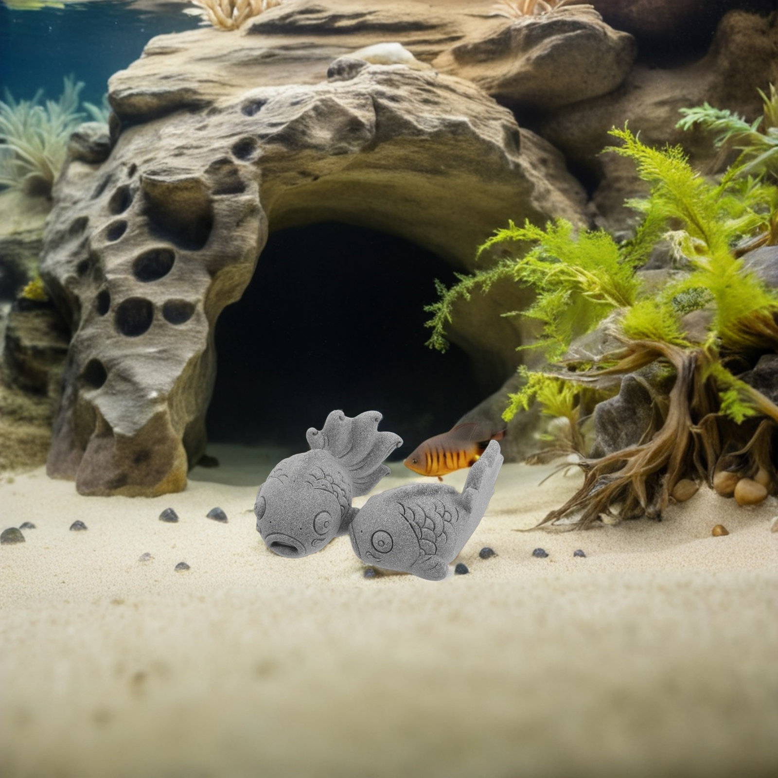 2 Statues de Poissons Koi Réal - Bonsai Koi Garden avis et prix