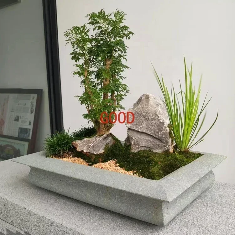 Table à thé chinoise en pierre - Bonsai Garden Art avis et prix