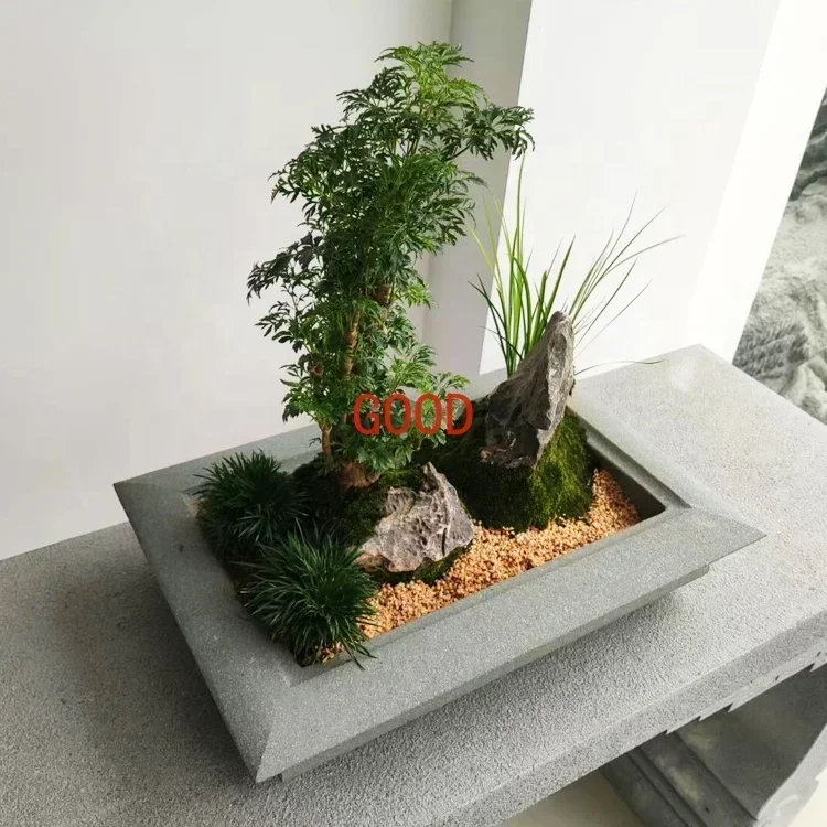 Table à thé chinoise en pierre - Bonsai Garden Art avis et prix