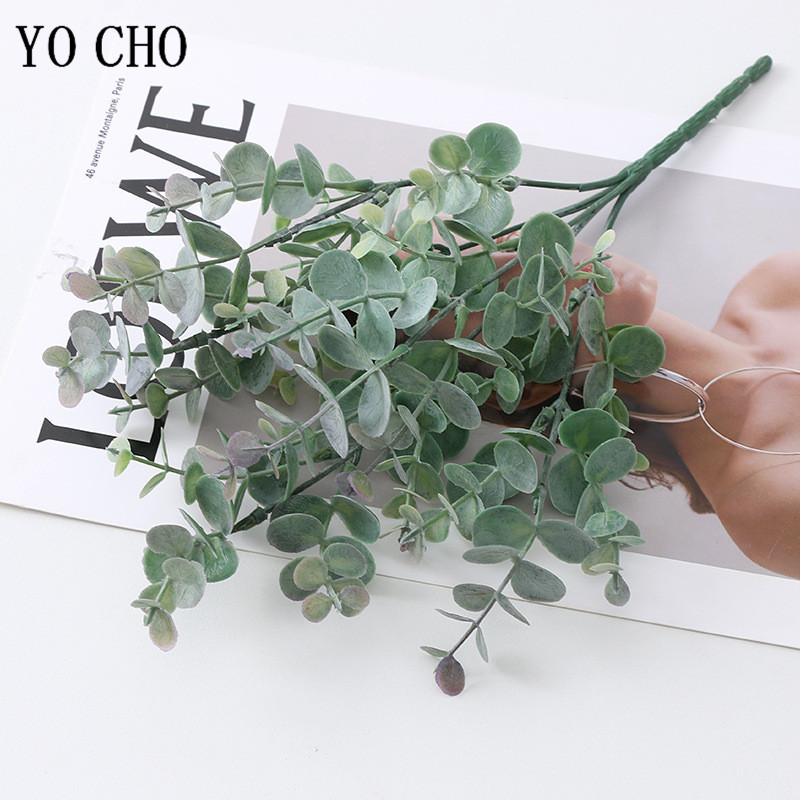 Feuilles d'eucalyptus en soie, - Bonsai Garden Art avis et prix