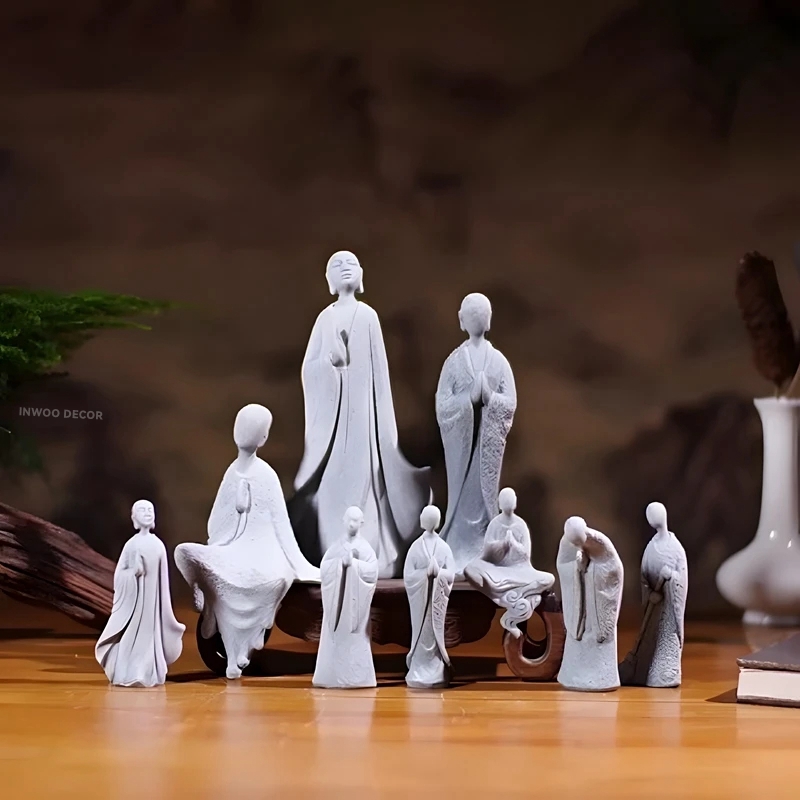 Statue de bouddha en pierre, p - Bonsai Garden For Desk avis et prix