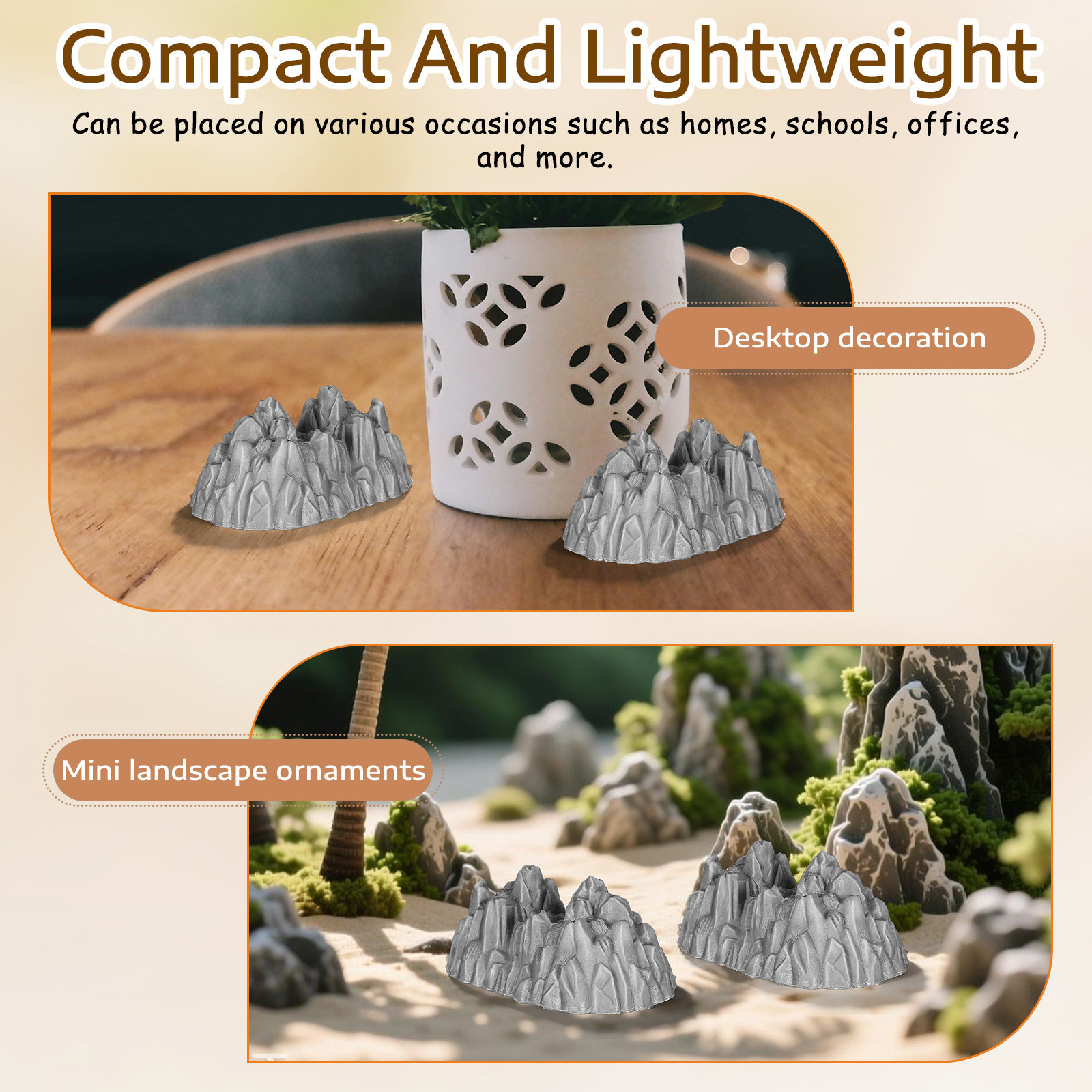 20 mini-roches artificielles e - Bonsai Garden For Home avis et prix