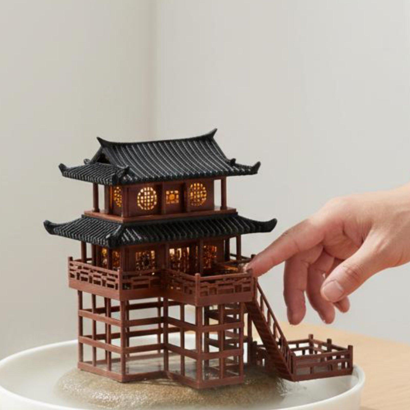 Mini-pagode en plastique pour  - Bonsai Garden For Home avis et prix